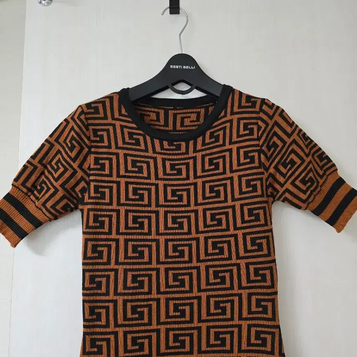 [BUNJANG] FF Pattern Knit Long Dress / 마착용) 핏 이쁜 패턴 니트 롱원피스