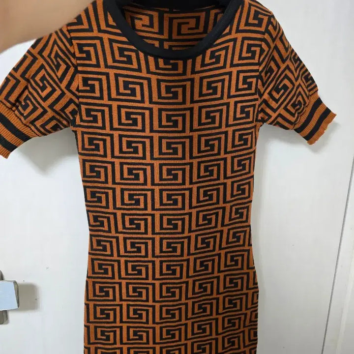 [BUNJANG] FF Pattern Knit Long Dress / 마착용) 핏 이쁜 패턴 니트 롱원피스