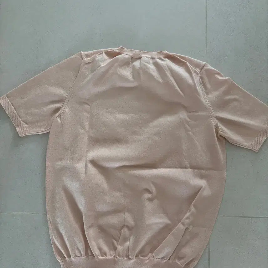 [BUNJANG] UNIT Linen Short-Sleeve Knit Top / UNIT 린넨 반팔 니트 핑크