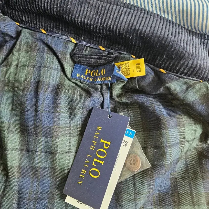[BUNJANG] Polo Corduroy Baracuta Harrington Jacket Navy / (L) 폴로 코듀로이 바라쿠타 해링턴 자켓 네이비