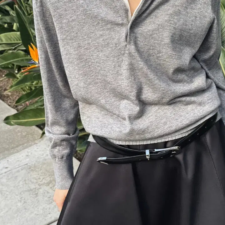 [BUNJANG] Spring Layered Knit Top / 득템가 정가 19.8 봄 피케 레이어드 니트(새상품)