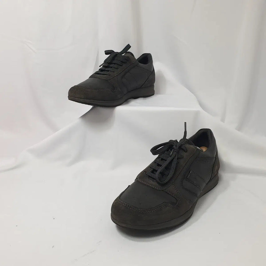 [BUNJANG] Dooha Vintage Geox Avery Dark Grey Sneakers / 두하빈티지 UK6.5/255 제옥스 에이버리 다크 그레이 스니커즈