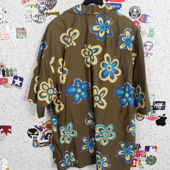 [SOLD OUT] 남성L / 마르니 유니클로 플라워 반팔셔츠KH 12-135