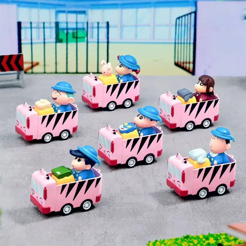 [BUNJANG] Crayon Shin-chan Dynamic Bus Keycap Keyring Full Set / (인기)미개봉 짱구/맹구/수지/철수/유리/훈이 다이나믹 버스 키캡키링