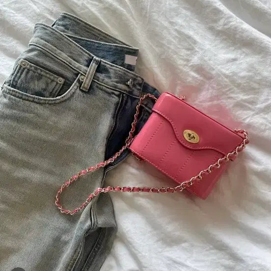 [BUNJANG] Cardinal Red Andy Bag Pink / 카디널레드 앤디백 핑크