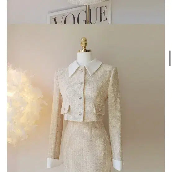 [BUNJANG] 25->2 Tweed Mini Skirt / 25->1.8 샵탑 트위드 미니 스커트 S 수입의류