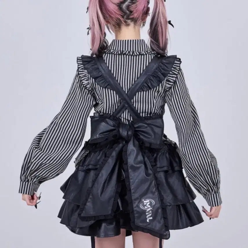 [BUNJANG] Qooza Imval Apron Dress &amp; Blouse Set / qooza imval 에이프런 원피스  지뢰계