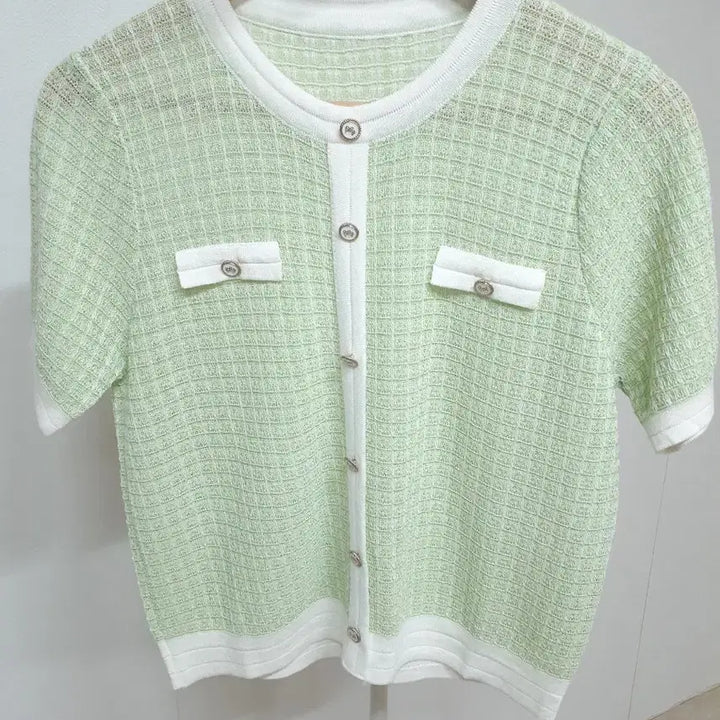 [SOLD OUT] 새상품 비스코스 트위드 니트