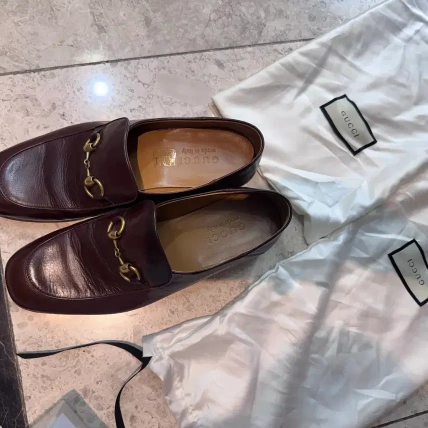 [BUNJANG] Gucci Horsebit Loafer Brown Size 7 / 구찌 홀스빗 로퍼 브라운 7 사이즈