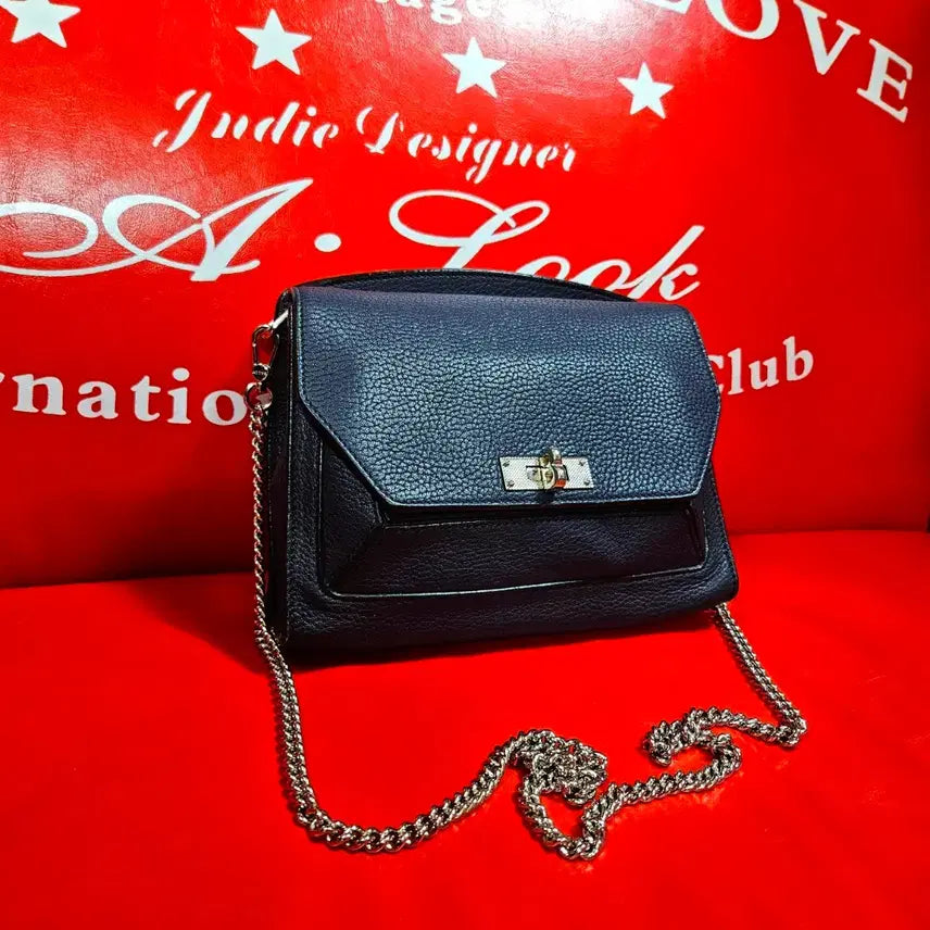 [BUNJANG] BALLY SUZY Silver Chain Crossbody Bag / 발리(BALLY) SUZY 실버 체인 크로스백 24 x 23 x 7