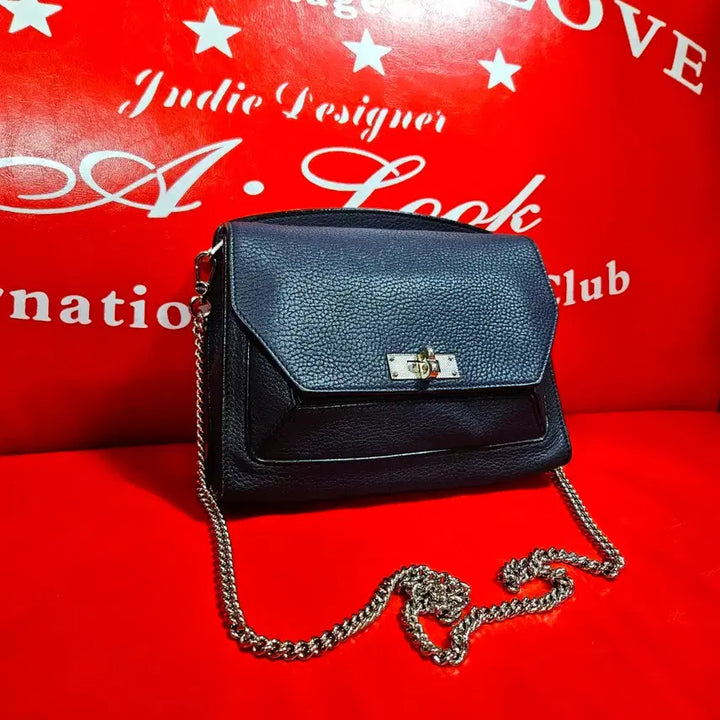[BUNJANG] BALLY SUZY Silver Chain Crossbody Bag / 발리(BALLY) SUZY 실버 체인 크로스백 24 x 23 x 7