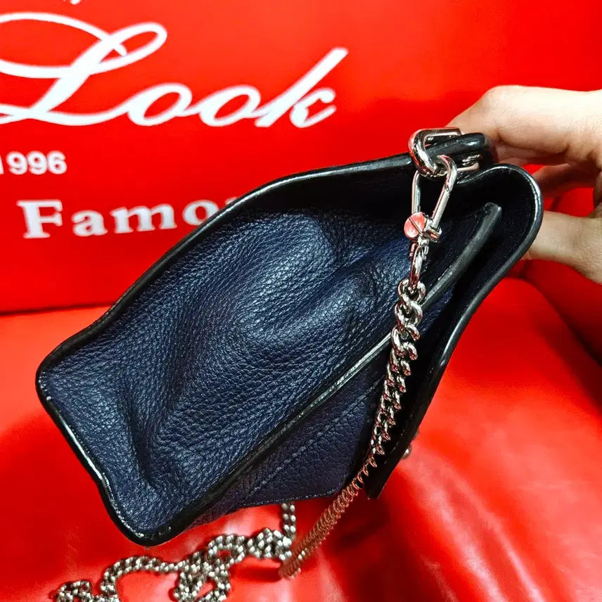 [BUNJANG] BALLY SUZY Silver Chain Crossbody Bag / 발리(BALLY) SUZY 실버 체인 크로스백 24 x 23 x 7