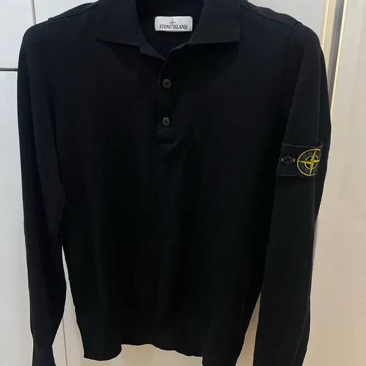[BUNJANG] Stone Island Half-Zip Knit Collar Sweater / 스톤아일랜드 반집업 니트카라 (100-슬림105)
