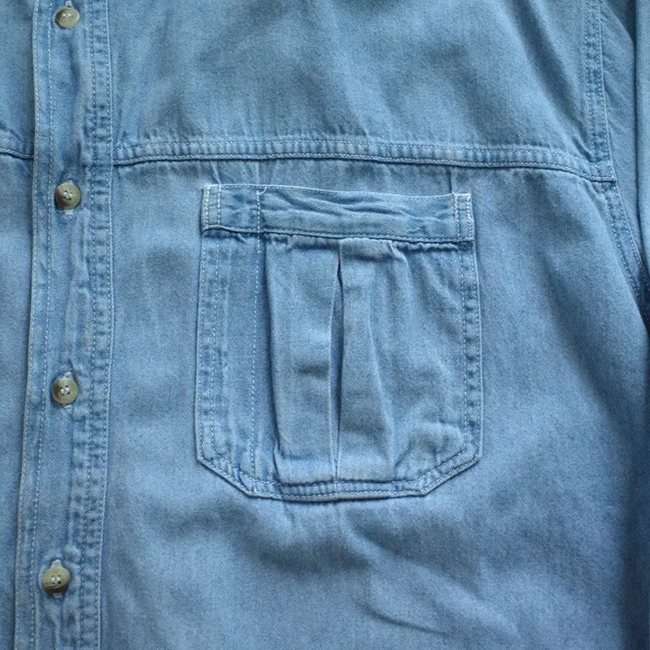 [SOLD OUT] 90s 말보로 컨트리 스토어 빈티지 데님 셔츠 (XL)
