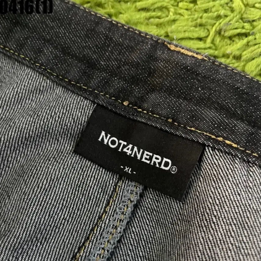 [SOLD OUT] 낫포너드 레드라인 지퍼 데님팬츠 XL