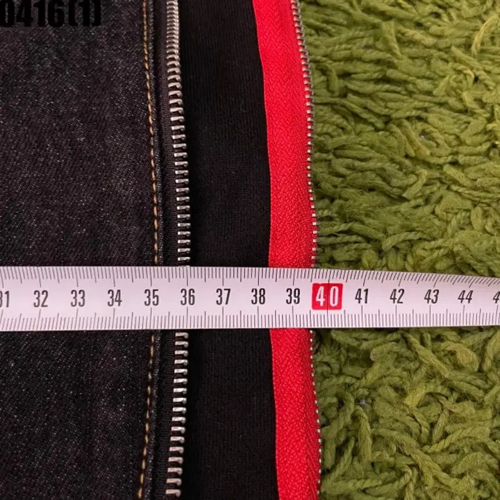 [SOLD OUT] 낫포너드 레드라인 지퍼 데님팬츠 XL