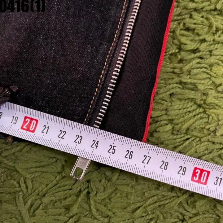 [SOLD OUT] 낫포너드 레드라인 지퍼 데님팬츠 XL