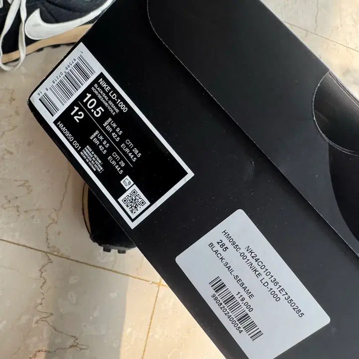 [BUNJANG] Nike LD-1000 SP Black &amp; Sail Sneakers / 나이키 / Ld-1000 sp 블랙 앤 세일 / 285(us10.5)