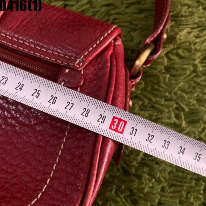 [BUNJANG] Anne Klein Red Shoulder Bag / 앤클라인 레드 숄더백 가방