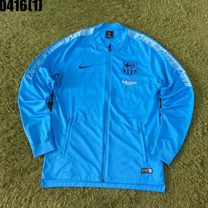[BUNJANG] Nike Barcelona Track Jacket Blue / 나이키 바르셀로나 트랙 자켓 블루