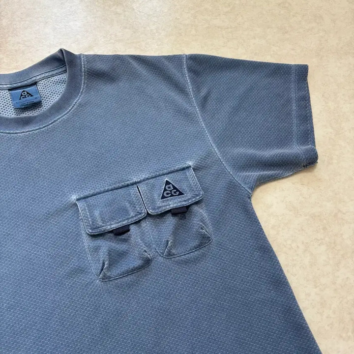 [SOLD OUT] 나이키 ACG 워치맨 피크 반팔 티셔츠 블루 보이드 S~M사이즈