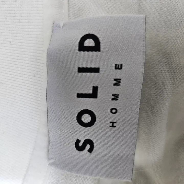 [SOLD OUT] 솔리드옴므 화이트 반팔 티셔츠