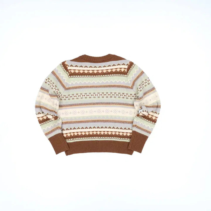 [BUNJANG] S Plastic Island Pattern Knitwear / S 플라스틱아일랜드 패턴 니트 0413M