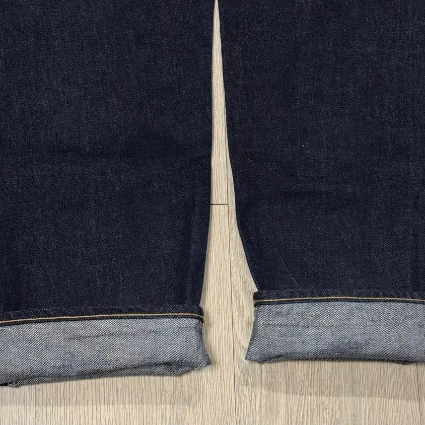 [BUNJANG] Atmos Leopard Pocket Indigo Denim Jeans / 아트모스 Atmos 일본제 체인스티치 데님 레오파드 포켓 M
