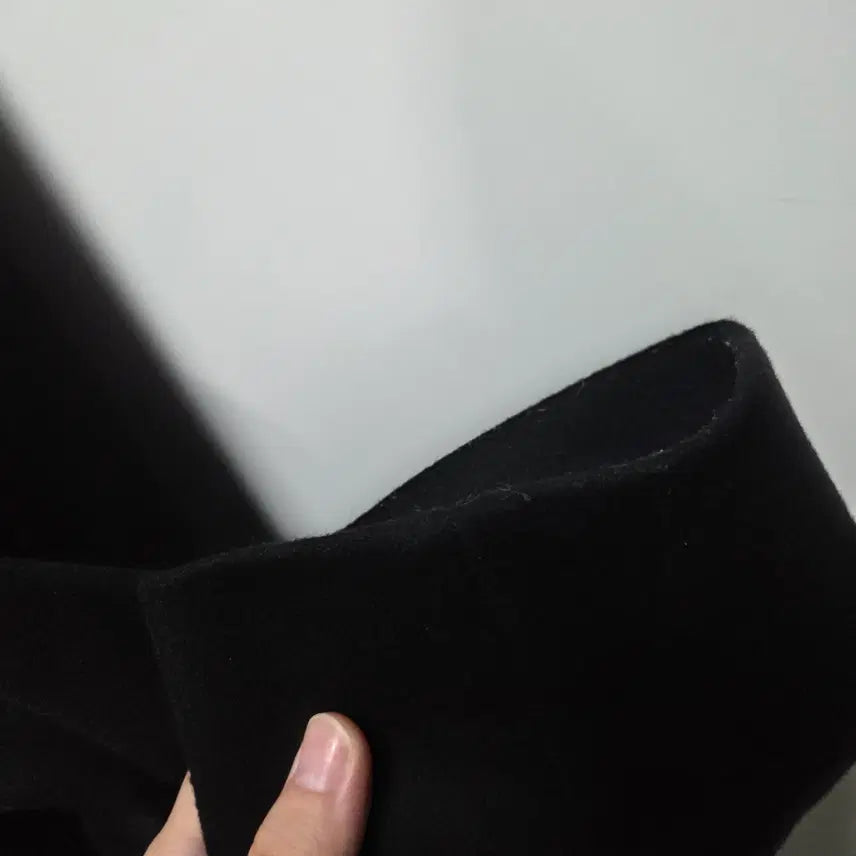 [BUNJANG] In Silence Black Wool Cashmere Long Coat / 인사일런스 블랙 울 캐시미어 롱 코트 M 26041602