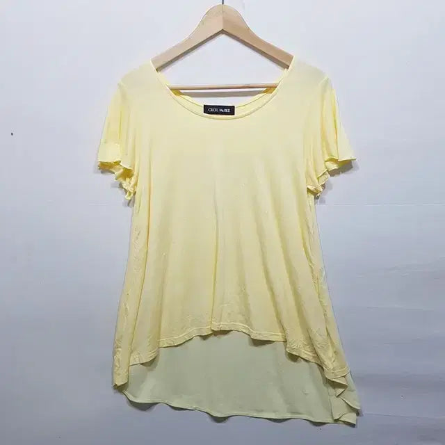 [BUNJANG] CECIL McBEE Yellow T-shirt / CECIL McBEE 티셔츠 옐로우