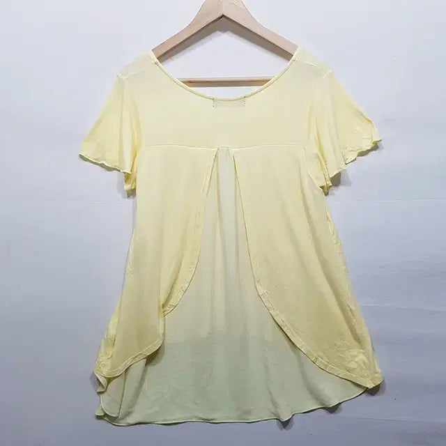 [BUNJANG] CECIL McBEE Yellow T-shirt / CECIL McBEE 티셔츠 옐로우