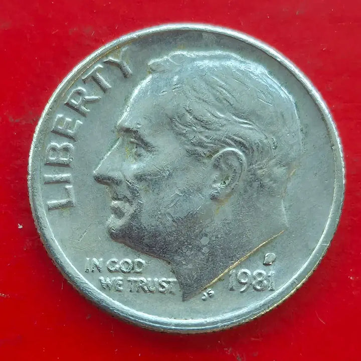 [BUNJANG] 1981 United States 1 Dime Coin / 1981 미국 1다임 동전 M1684