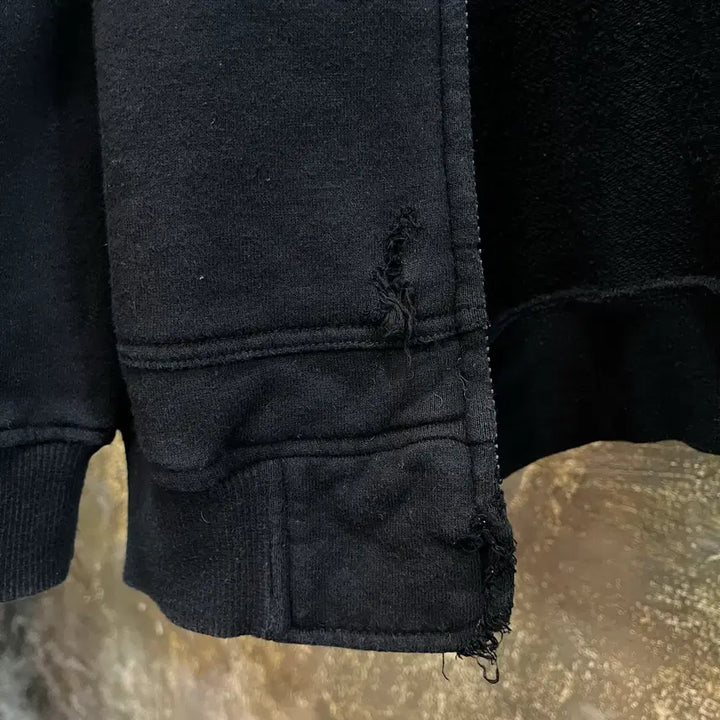 [BUNJANG] Facetasm Oversized Distressed Hoodie Zip-up / 파세타즘 Facetasm 오버사이즈 디스트로이드 후드집업 일본