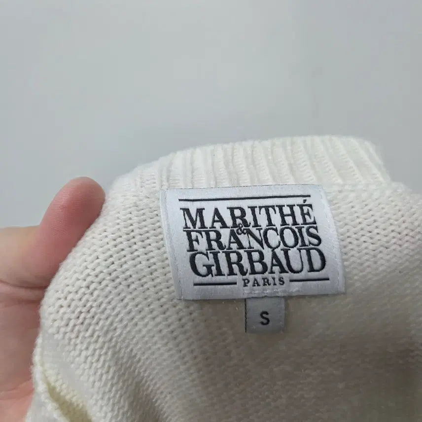 [BUNJANG] Marithe Francois Girbaud Classic Logo Knit Sweater / 마리떼 프랑소와 저버 클래식 로고 니트 S 26041607