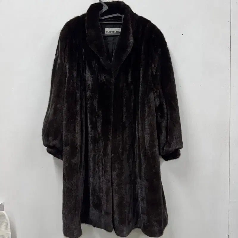 [SOLD OUT] [정품/94] 블랙그라마 여성 밍크털 코트   OO