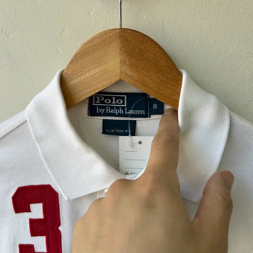 [SOLD OUT] 폴로 랄프로렌 화이트 빅포니 반팔 럭비티 카라티