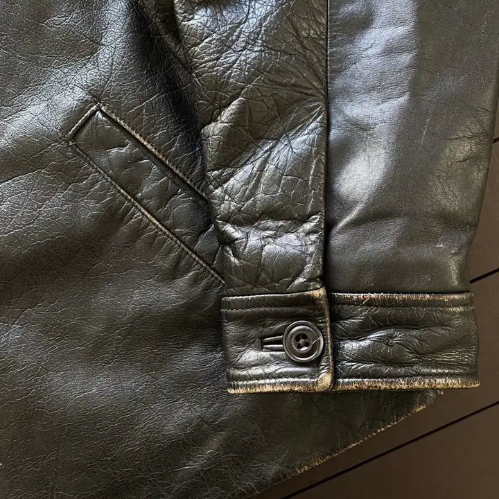[BUNJANG] Old Navy Leather Jacket / (L) 올드갭 레더 자켓