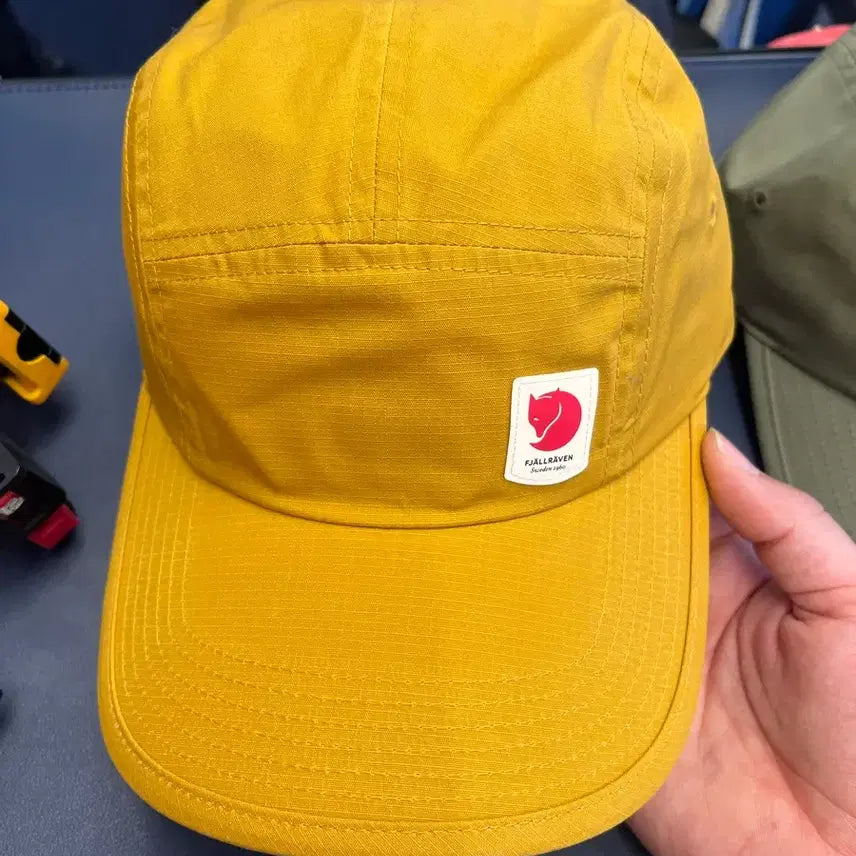 [BUNJANG] Fjallraven Yellow Ball Cap / 피엘라벤 옐로우 볼캡