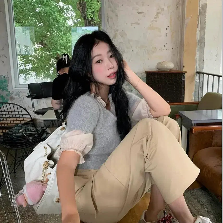 [BUNJANG] Siyee Louis Cargo Pants (Short) / 샵시예 루이 카고팬츠 s 숏