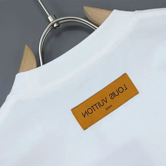 [BUNJANG] Louis Vuitton Monogram Flower Embroidered Round T-Shirt / 모노 플라워 자수로고 라운드 티셔츠