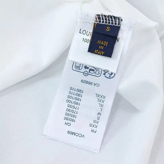 [BUNJANG] Louis Vuitton Monogram Flower Embroidered Round T-Shirt / 모노 플라워 자수로고 라운드 티셔츠