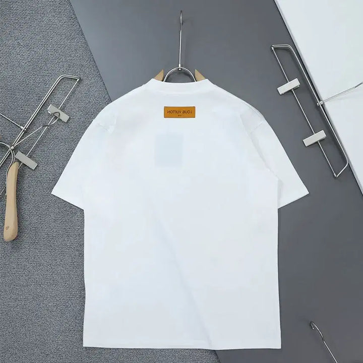 [BUNJANG] Louis Vuitton Monogram Flower Embroidered Round T-Shirt / 모노 플라워 자수로고 라운드 티셔츠
