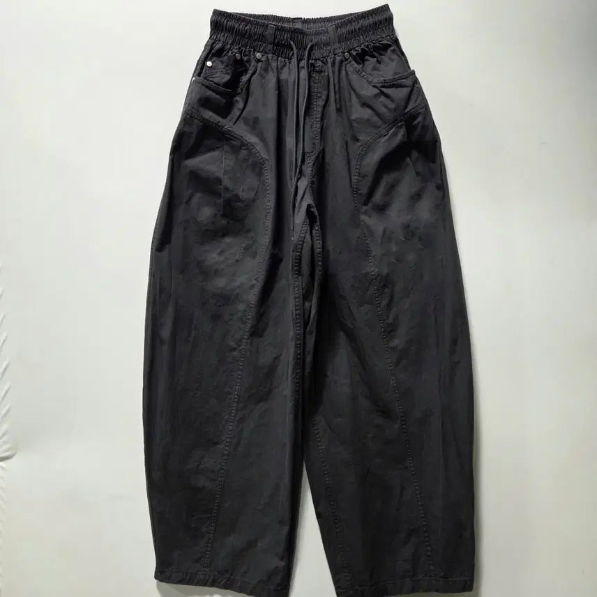 [SOLD OUT] SETTLE 밴딩 와이드 카고 팬츠 26041616