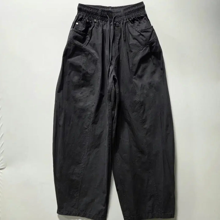 [SOLD OUT] SETTLE 밴딩 와이드 카고 팬츠 26041616