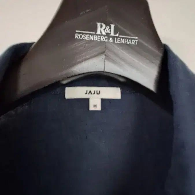 [BUNJANG] JAJU Linen Shirt Navy M / JAJU 린넨 셔츠 남방 네이비 M