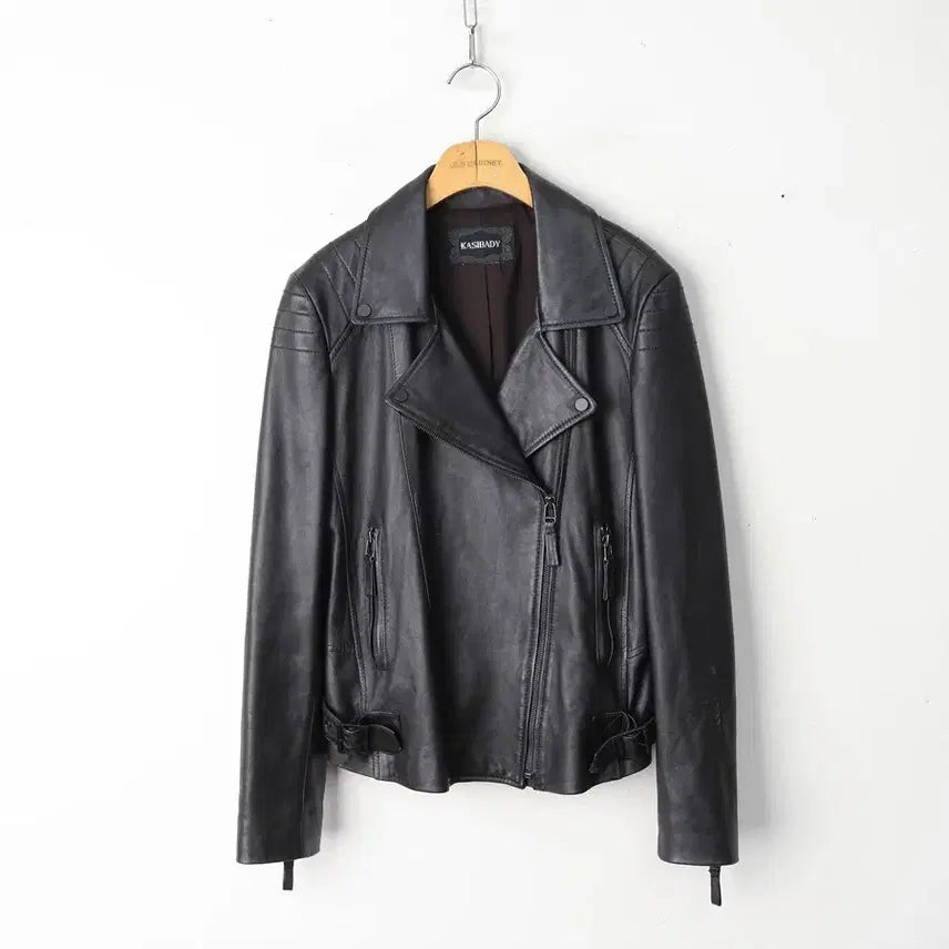 [BUNJANG] Kasibadi Lambskin Leather Zip-Up Jacket / 55/카시바디 양가죽 집업 자켓
