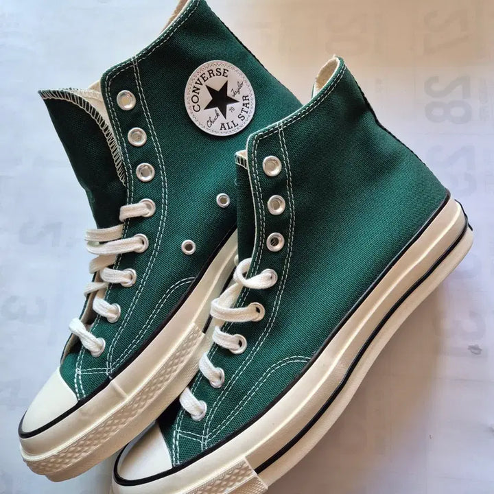 [BUNJANG] Converse Chuck 70 High Midnight Clover Sneakers / 컨버스 척 70 하이 미드나잇 클로버 270 새상품
