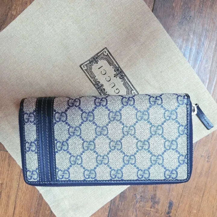 [BUNJANG] Gucci GG Pattern Zip Long Wallet / 정품구찌 GG 패턴 지퍼 장지갑