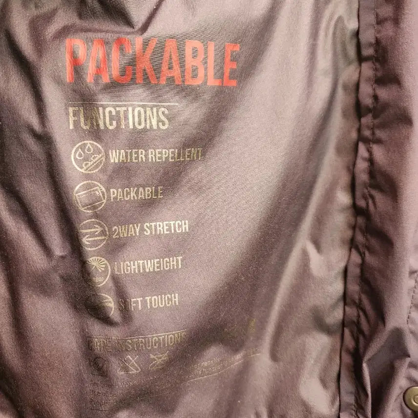 [BUNJANG] Kolon Lightweight Packable Bomber Jacket / 코오롱 경량 패커블 보머 자켓(바람막이) 90