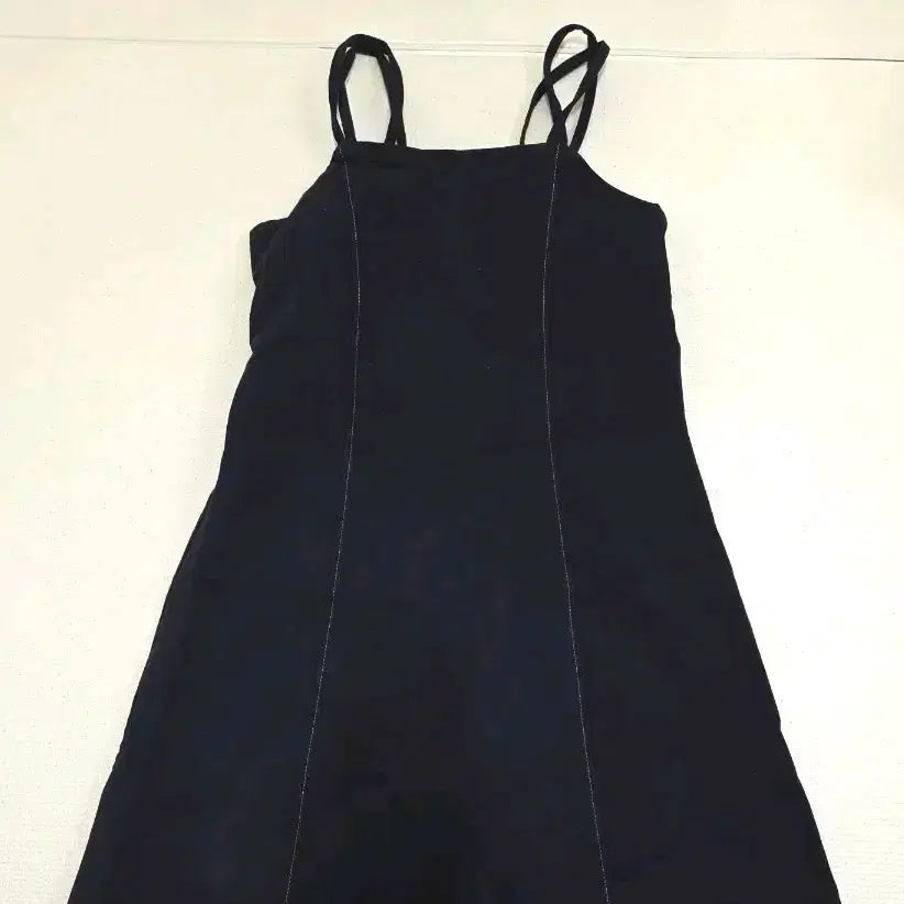 [BUNJANG] Ably Zigzag Denim Bustier Long Dress / 에이블리 지그재드 데님 뷔스티에 롱 원피스